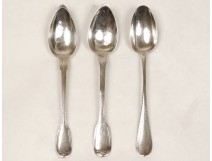 3 teaspoons sterling silver sterling silver spoon Minerva nineteenth century