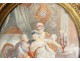 Painted miniature figures gallant scene under Louis XVI ormolu nineteenth