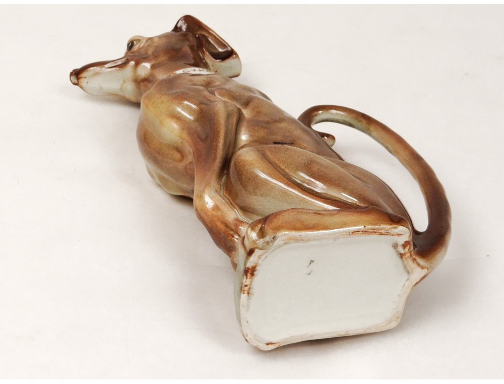 St. Clement pitcher slip greyhound dog GYPP twentieth century