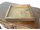 Table game console Lyon Walnut rustic hunting eighteenth