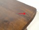 Table game console Lyon Walnut rustic hunting eighteenth