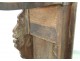 Table game console Lyon Walnut rustic hunting eighteenth