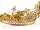 Virgin crown tiara golden brass nineteenth