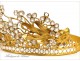 Virgin crown tiara golden brass nineteenth