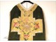 Silk chasuble, Flowers and Passover Lamb, 18th