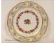 Paris porcelain dish nineteenth Arms