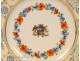 Paris porcelain dish nineteenth Arms