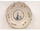 Salad bowl in Nevers faience eighteenth