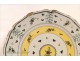 Earthenware plate Nevers eighteenth