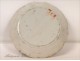 Earthenware plate Nevers, Flower Carnation, eighteenth