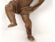 Polychrome wood sculpture statue angel cherub church Louis XVII