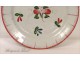 The earthenware plate Islettes Flowers, eighteenth
