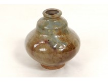 Ceramic glazed stoneware vase signed Jacky Coville twentieth century