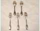 Lot silver flatware community Daughters Holy Spirit 380gr Minerva 19th