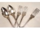 Lot silver flatware community Daughters Holy Spirit 380gr Minerva 19th