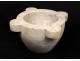 White marble mortar apothecary mortar nineteenth century