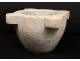 White marble mortar apothecary mortar nineteenth century