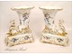 Pair of Porcelain Vases of XIXth Paris