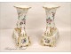 Pair of Porcelain Vases of XIXth Paris
