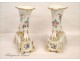 Pair of Porcelain Vases of XIXth Paris