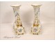 Pair of Porcelain Vases of XIXth Paris