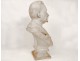 Carrara marble sculpture large bust notable Levarest Napoleon III nineteenth