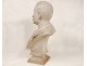 Carrara marble sculpture large bust notable Levarest Napoleon III nineteenth