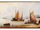 HST landscape marine fishing boats Belgium Europe France North nineteenth Murgua