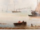 HST landscape marine fishing boats Belgium Europe France North nineteenth Murgua