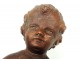 Sculptures pair cherubs putti cherubs carved pine wood eighteenth century