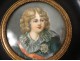 Miniature painted portrait child king Rome Napoleon II Aiglon Emperor XIX