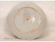 Earthenware plate Nevers cherub eighteenth