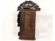 Grandfather Clock Norman Saint-Nicolas carved oak flowers birds nineteenth