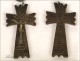 Large rosary rosary crucifix cross corozo Remember Lourdes nineteenth century