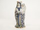 Virgin and Child Nevers faience sculpture statuette eighteenth century