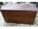 Studded leather trunk trunk trunk antique bronze phoenix seventeenth century coffer