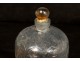 Big old bottle cap blown glass flowers gilt medallions eighteenth