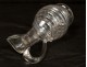 Former oil pitcher blown glass ribbed glass pitcher eighteenth century