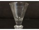 Goblet-leg blown glass antique eighteenth century