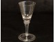 Goblet-leg blown glass antique eighteenth century