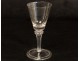 Goblet-leg blown glass antique eighteenth century