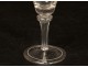 Goblet-leg blown glass antique eighteenth century