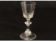 Goblet-leg blown glass antique eighteenth century