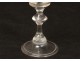 Goblet-leg blown glass antique eighteenth century