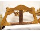 Pair consoles carved gilt Louis XV rococo marble shells eighteenth