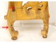 Pair consoles carved gilt Louis XV rococo marble shells eighteenth