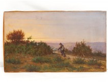 HST table moor landscape character Brittany sunset Louis 19th Christmas