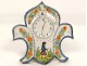 Holder HR Quimper faience shows character Breton ermine flowers nineteenth