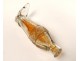 Bottle cut crystal salt crystal shoe boot nineteenth century