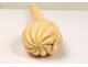 Headed umbrella carved ivory medallion flowers nineteenth century